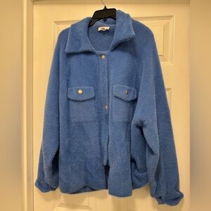 BUCKETLIST Blue Teddy Jacket